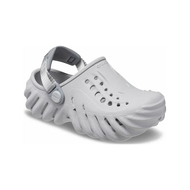 Crocs Comfortable Versatile Non-Slip Shock-Absorbing Sandals Kids Sandals Gray 208190-1FT