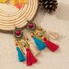 Bohemian Tribal Ethnic Style Long Fringed Earrings Cross-border Earrings Vacation Travel Jewelry Wholesale