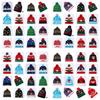 Cozy Acrylic Knitted Christmas Beanie Hat With Led Lights For Winter Fashion