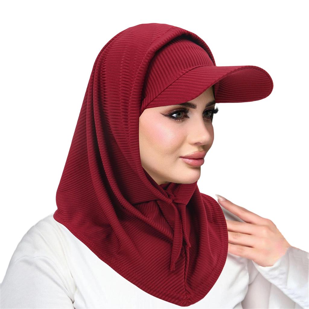 Stretchy Sun Protective Hooded Neck Cover And Cap Combo For Men Women Moisture Wicking Design