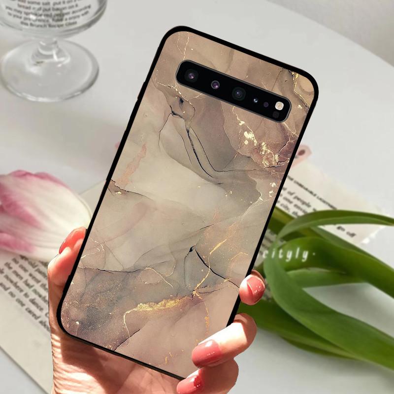 Pro Samsung S10 5G Pouzdro S10 Plus Nárazuvzdorné Mramorové Černé Pouzdra Pro Samsung Galaxy S10 Plus S10e Kryt Silikonový Zadní Nárazník S10+