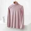 Women's Fashion Solid Colour Long Sleeve Fleece Thickened Top