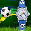 3D fotbal Fotbalové křemenné náramkové hodinky Dětské sportovní hodinky Pro chlapce a dívky Děti Studenti