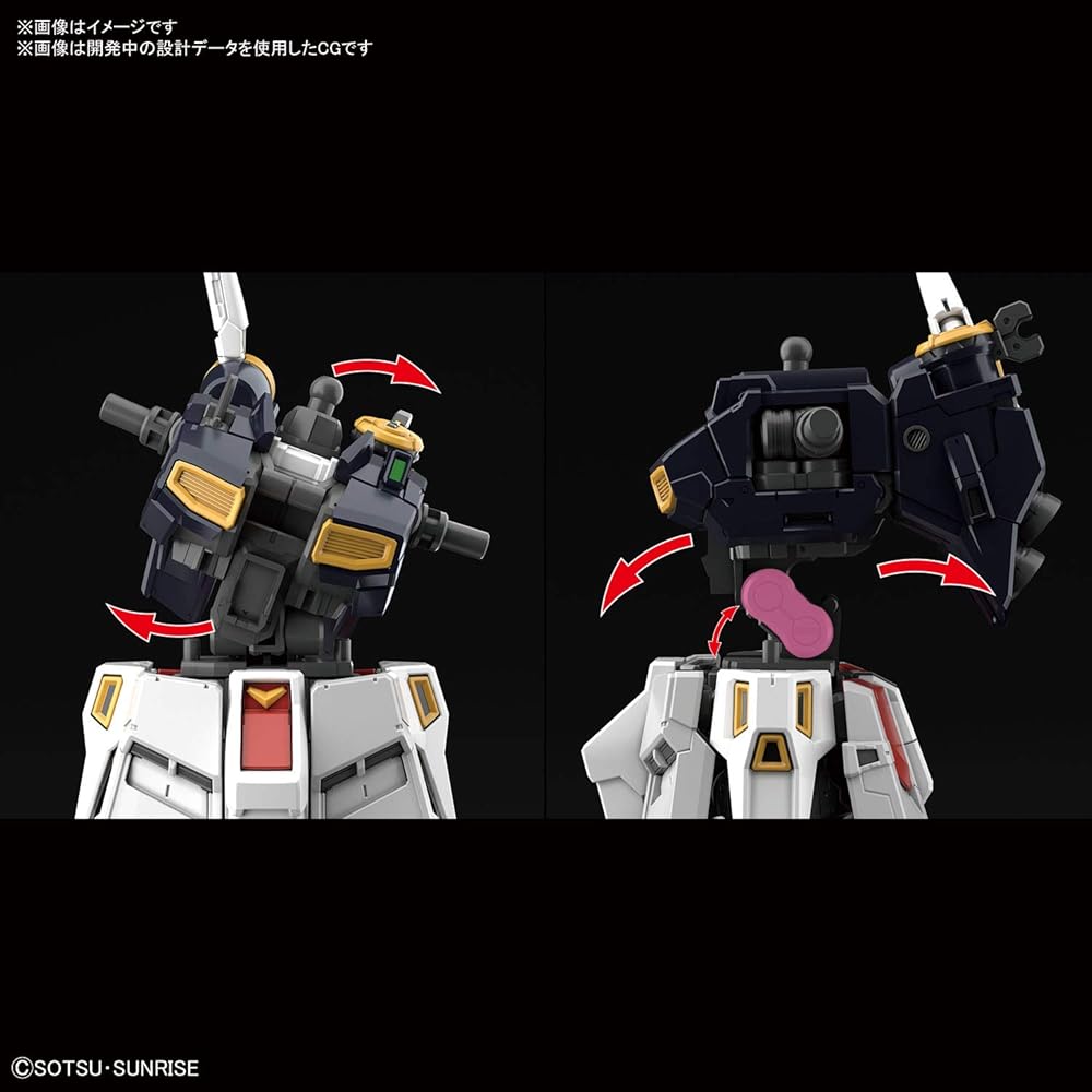 Bandai Spirits RG Mobile Suit Gundam Char's Counterattack Nu Gundam 1/144 Scale Color-Coded Model Kit