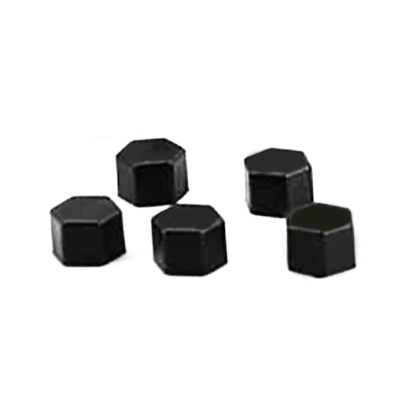 New 20pcs 17/19/21mm Silicone Car Wheel Hub Screw Nut Decoration Cap Cover Black Auto Accessories Styling Protective Bolt