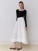 Liel Base Cotton T-Shirt (Black)