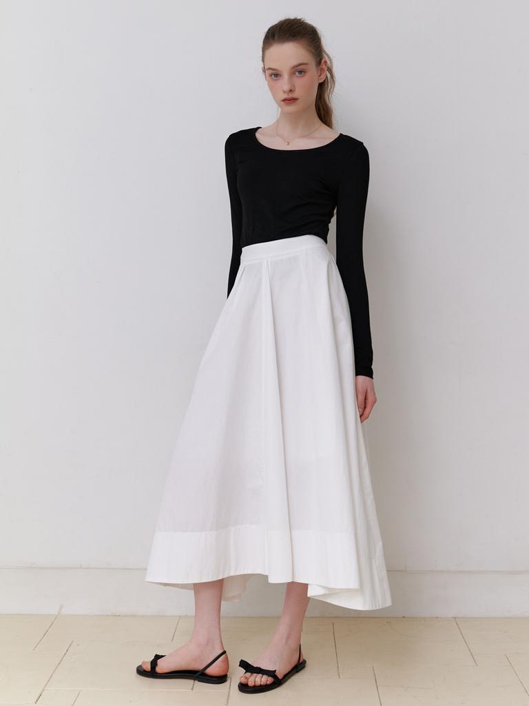 Liel Base Cotton T-Shirt (Black)