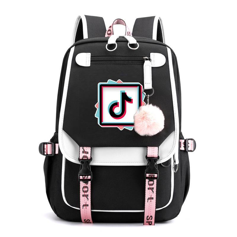 Cute hairball shoulder student bag