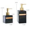 Bathroom Hand Sanitizer Soap Dispenser Gold Press Ceramic Lotion Bottle Hand Sanitizer Dispenser Bottle Bathroom Accessories
