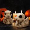 Cute Halloween Ornament Resin Halloween Duck Skeleton Sturdy Halloween Decoration Prop  Outdoor
