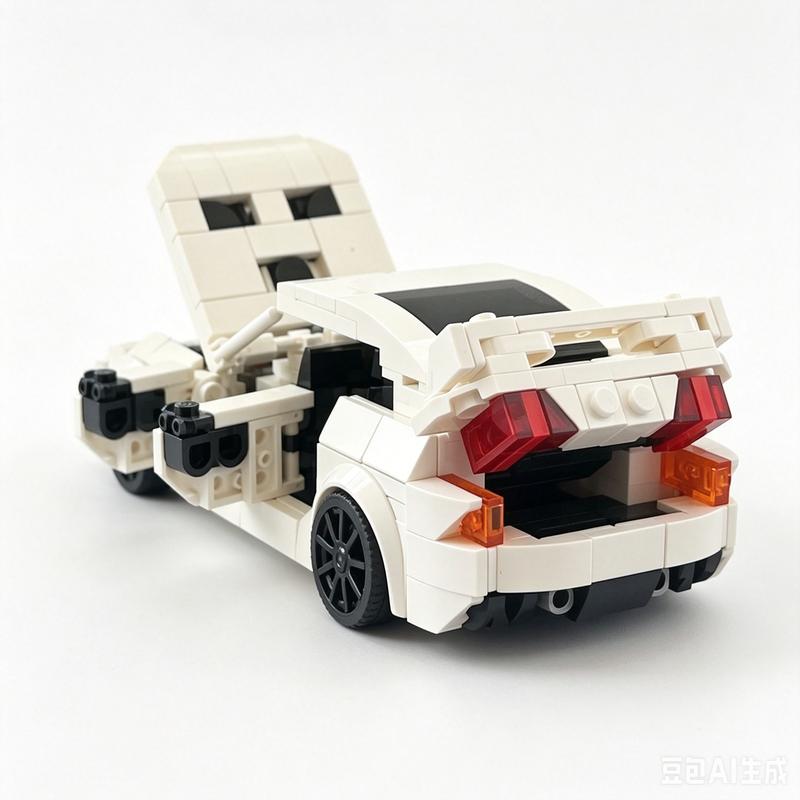 404PCS  Sports Car MOC Model Building Blocks Custom Puzzle DIY Assembly Educational Collection Birthday