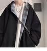 Cardigan con cappuccio retrò da uomo - Streetwear casual primavera/autunno