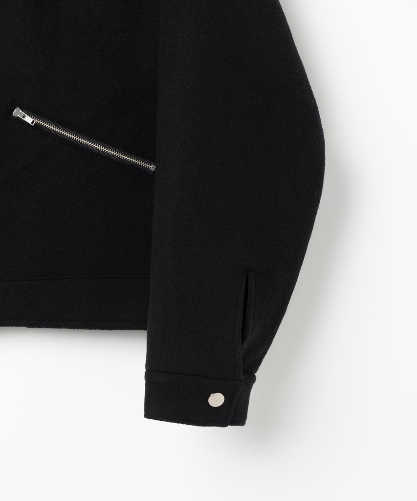 Millo Archive Oblique Wool Blouson [Black]