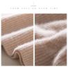 Women's 2025 Autumn/Winter V-Neck Cashmere Sweater: Solid Color, Loose Fit, Short, Long Sleeve Knit Base Layer
