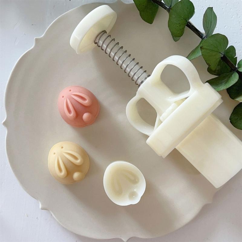 Kitchen Supplies Chinese Style Rabbit Shape Mooncake Moulds Multi-Purpose Reusable Festival Cookie Decorate Tool