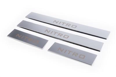 Door Sills Carmos On the Upper Part (stainless Steel) for Dodge Nitro 2007-