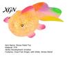 Sensory Ball Toy Clear Goldfish Squeeze Stress Relief Glitter Multicolor Tail Fish Gadget Sugar Soft Decompression Fidget Relaxation