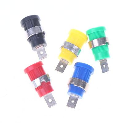 10 Stück Anschlussklemmen-Adapter Zehn für 4mm Bananenbuchse 4mm Bananenstecker-Verbinder Panel-Montagebuchse