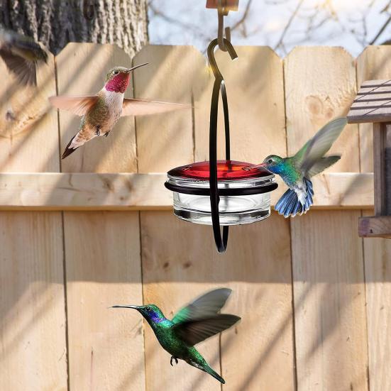 Kolibri-Futterspender mit Haken Große Kapazität Auslaufsicher Einfaches Befüllen Wiederverwendbar Einfache Installation