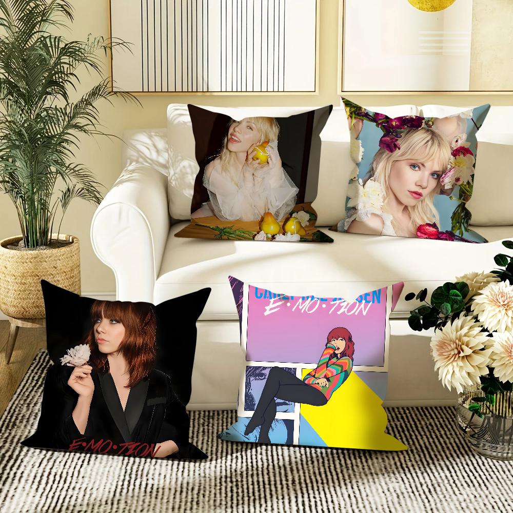 C-Carly Rae Jepsen singer Pillow Case Cover Square Sofa with for pattern comfortable cushionsuitable of room