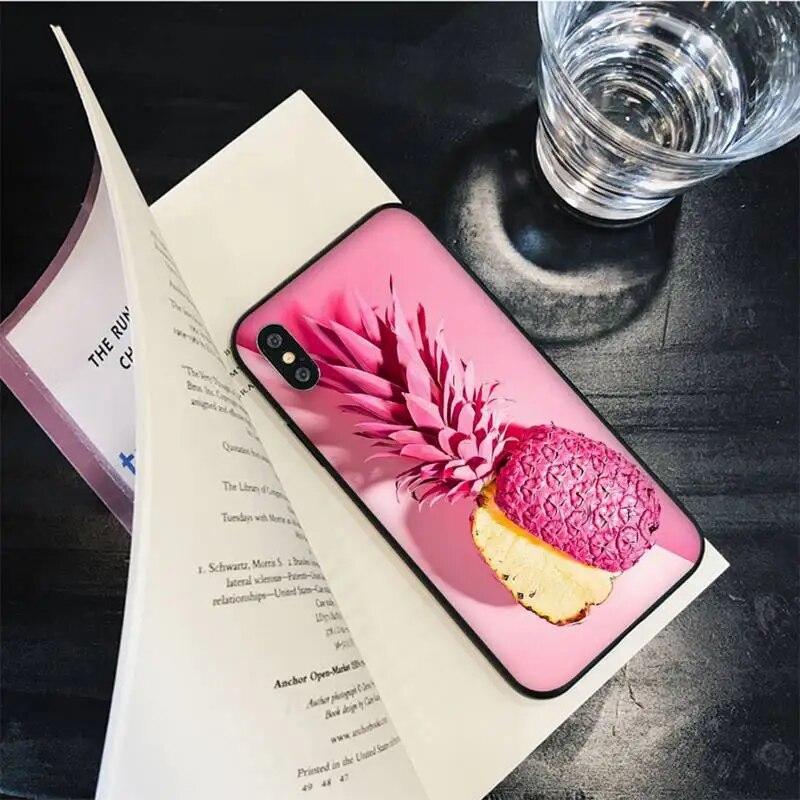 Capa de celular colorida de abacaxi para iPhone Samsung Galaxy Redmi Xiaomi Oppo OnePlus Note SA 7 8 9 10 11 12 13 14 20 21 22 23 53 54 Pro Max Plus Ultra