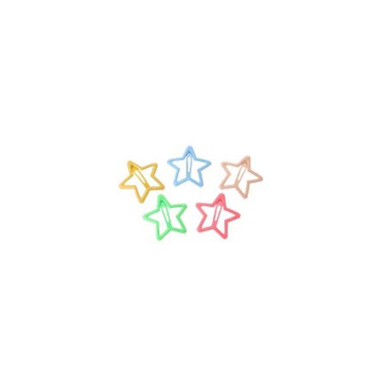10Pcs/Set Colorful Shaped Hair Clips Non Slip Assorted Bright Colors Bulk for Travel Shooting Cute Hairstyling