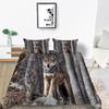 2023 New Style Duvet Cover Set Wolf Pattern Beding Cover Suitsn Polyester Quilt Cover Single Size Bed Set Teens Newly Fashion Bedding Suit