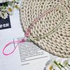 Teardrop beaded crystal mobile phone lanyard pendant case keychain pendant earphone accessories chain light luxury knotted new model