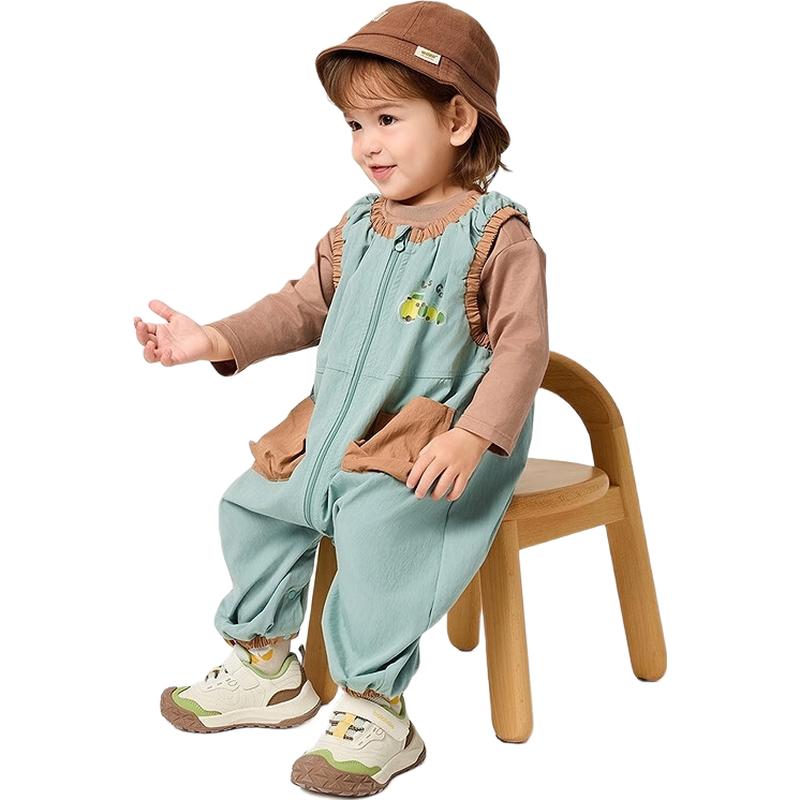 Balabala Baby Cotton Long-Sleeve Romper Set 100