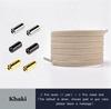 Flat No Tie Shoe Laces Black White Shoelaces for Sneakers Elastic Laces Without Ties Kids Adult Quick Lace for Shoes Rubber Band