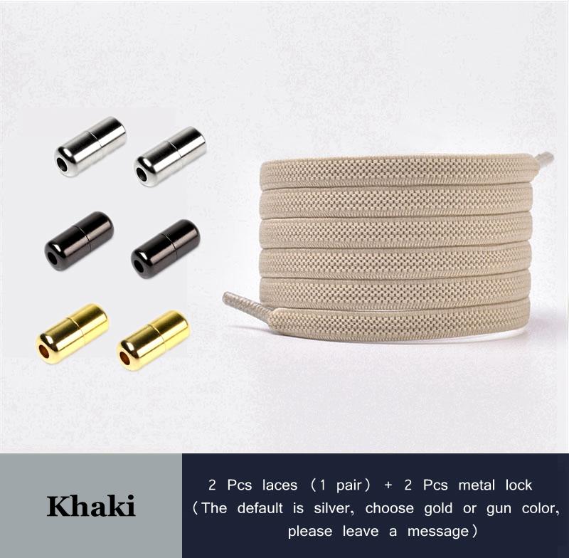 Flat No Tie Shoe Laces Black White Shoelaces for Sneakers Elastic Laces Without Ties Kids Adult Quick Lace for Shoes Rubber Band