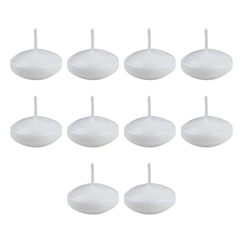 Unscented Floating Candle Decorative Floating Candle Table Centerpieces for Restaurant,Wedding,Party Decorations белый