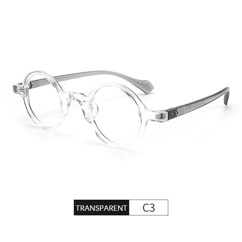 2024 New Japanese Vintage Large round Frame Acetate Glasses Frame Men Eyeglasses Frame Women Luxury Brand Eyewear