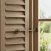 2pcs Brass Hook and Eye Latch 6.9 Inch Barn Door Latch Wind Brace Window Latches  Window