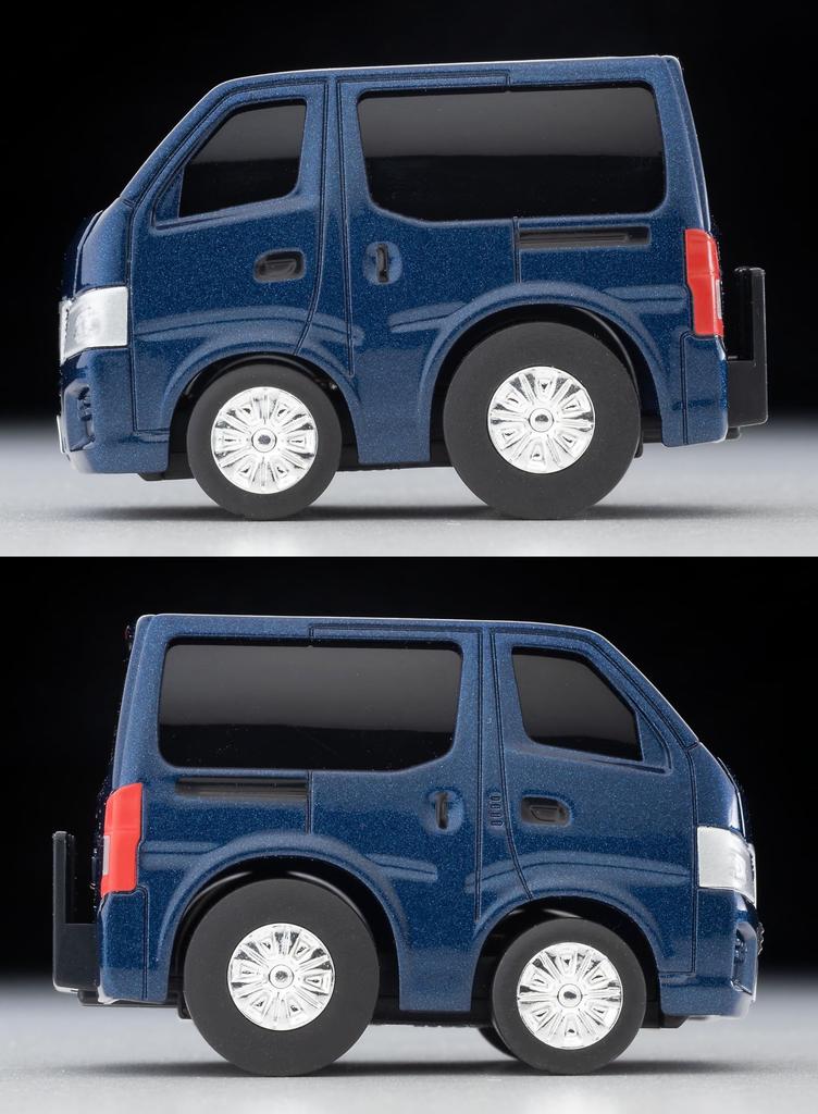 TOMYTEC Choro-Q Q's QS-16a Nissan NV350 Caravan Navy Blue Finished Model