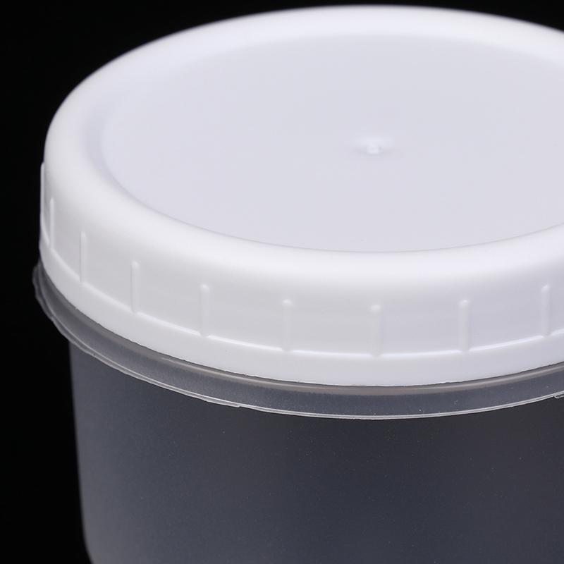5 Stück nachfüllbare runde leere Plastikgläser mit Deckel, versiegelte Frischhaltebox, tragbare Eiscreme-Joghurt-Aufbewahrungsbehälter, Gefrierbehälter
