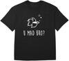 Funny Betta Fish U Mad Bro Minimalist Cartoon Graphic T-Shirt Unisex 100% Cotton Crew Neck Short Sleeve Casual Tee
