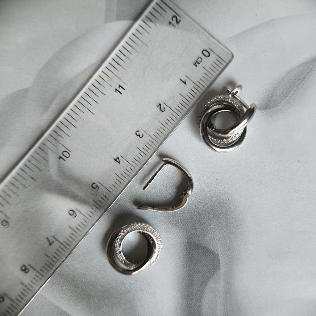 Silberohrringe mit Zirkonia (2187042)