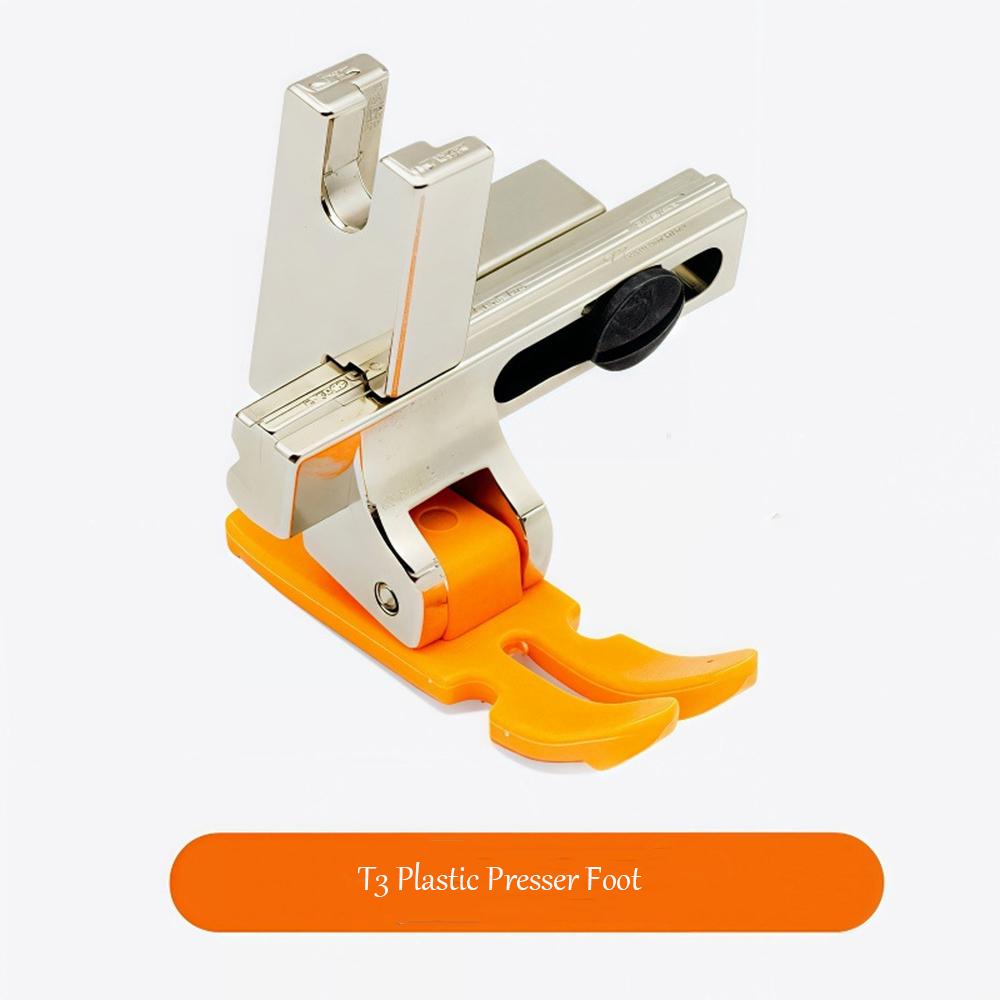 Пластиковая лапка T3 для швейной машины Металлическая конструкция Прочная Точный шов