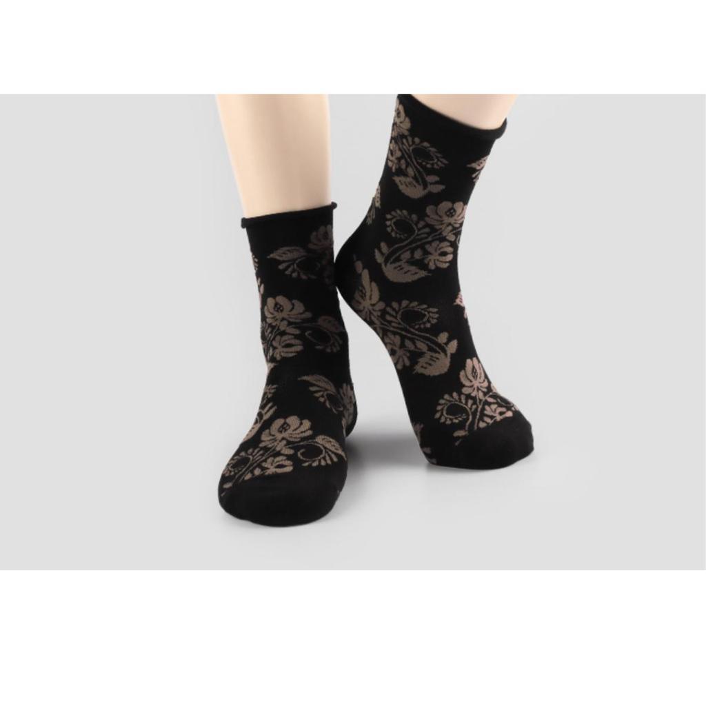 Women's Antique Mid-Calf Socks (3-Pair Set)