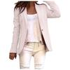 Women's Solid Candy Color Open Front Cardigan Formal Long Sleeve Coat