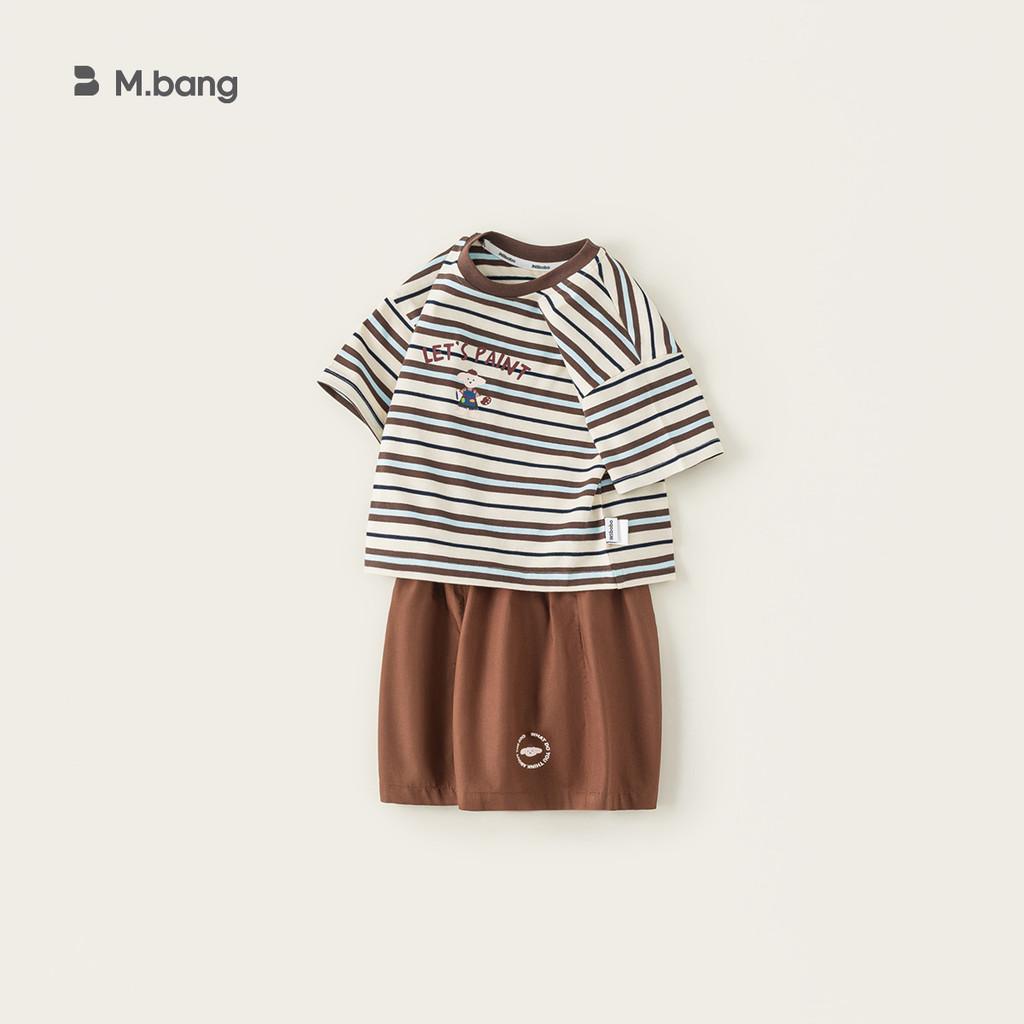 Boys Short Sleeve T Shirt And Shorts Set With Cotton Material For Summer Play