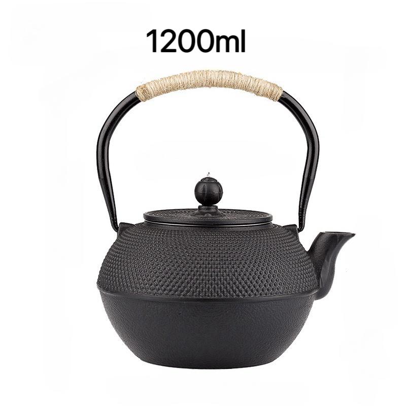 600/800ml Japanese Cast Iron Teapot Iron Kung Fu Tea Puer Tea Tea KettleTea Set Decoration Ornament