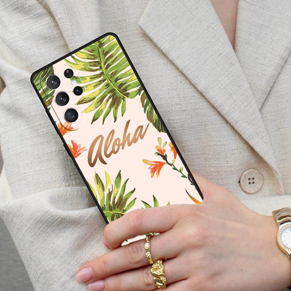Hawaii Aloha Cell Phone Case for Samsung Galaxy S26 Ultra S25 S24 S23 S22 S21 S20 Note10 Cover