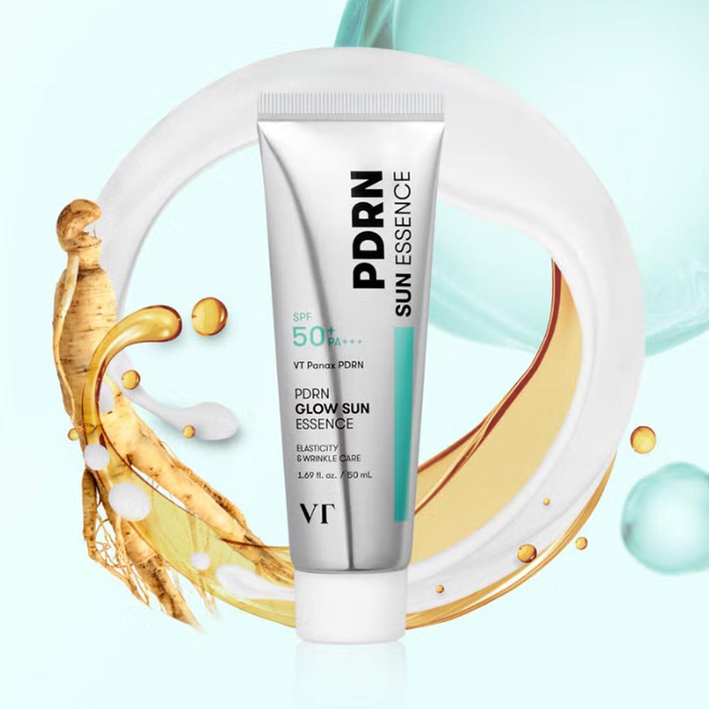 VT PDRN Radiance Sun Essence SPF50+ PA++++ - Brightening & Hydrating UV Protection 50ml