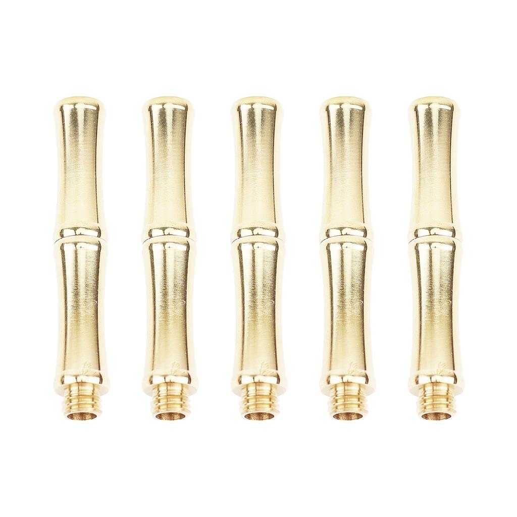 1/5pcs Bamboo Fire Paint Stamp Handle Copper Wax Sealing Stamp Tool for Scrapbooking Handmade Stamps Accessories 65mm