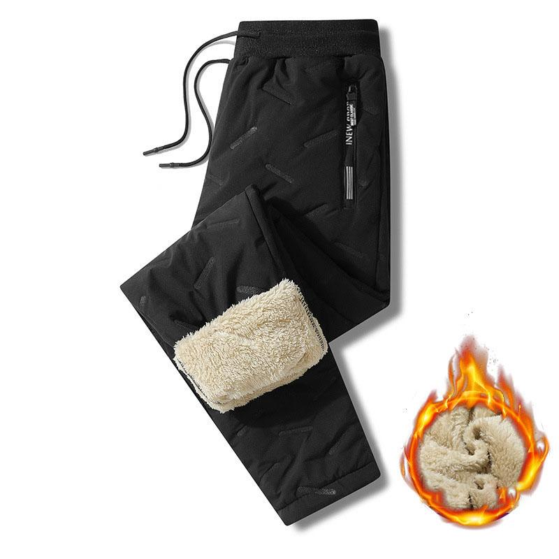 Zimní mikina Pánské Plyšové Tlusté Fleece Tepláky Jehněčí vlna Teplé kalhoty Ležérní Kalhoty Vodotěsné Větruodolné Teplé Bavlněné Kalhoty