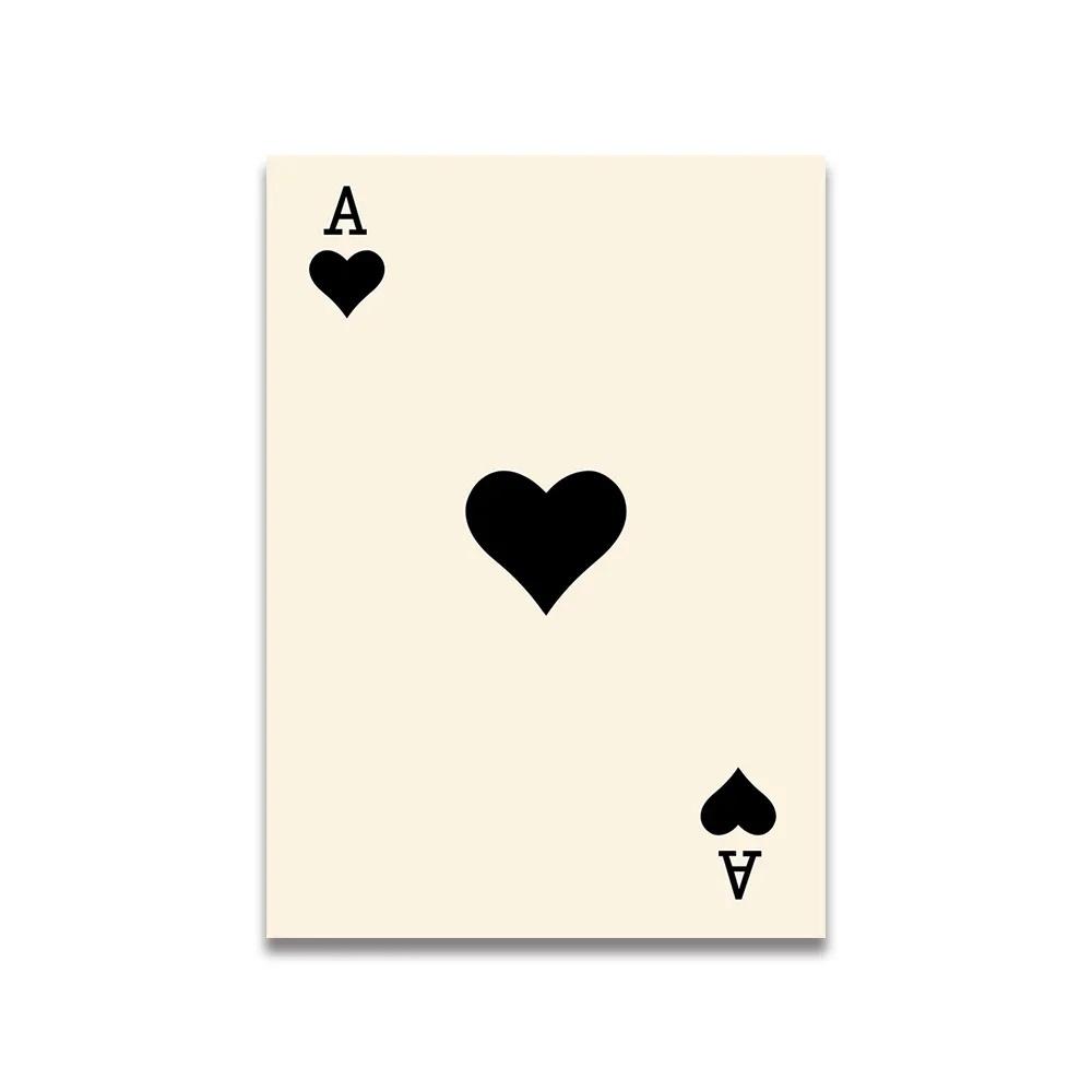 Vintage Pink Cartoon Print Canvas Posters Wall Art Poster Home Decor Canvas Print Painting  Living Room Bedroom Decor Unframed