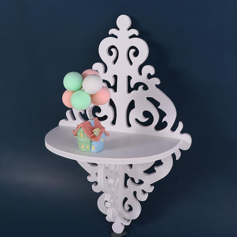 Sharp Point for Living Room Decor Flower Pot Rack Storage Board Floating Wall Shelf Display Rack