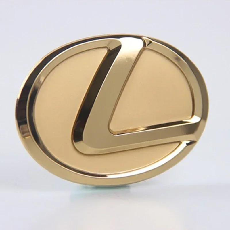 64mm/77mm Car Steering Wheel Emblem for Lexus IS ES CT LS NX GX PX GS200t IS250 ES300 LS500 GX470 Chrome Decal Interior Styling